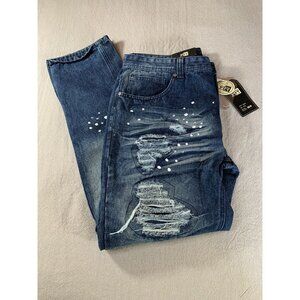 Rugby Road Premium Distressed Men’s Jeans Size 36/32 NWT